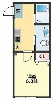 エルミタージュ堀ノ内の間取り画像