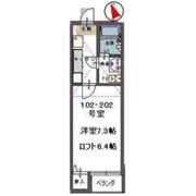 ユエヴィ台原の間取り画像