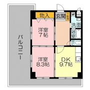 メゾンドリビドーⅢの間取り画像