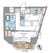 ラグゼナ北千住Ⅱの間取り画像
