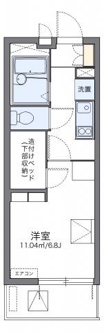 レオパレスおおさか御崎Ⅰの間取り画像
