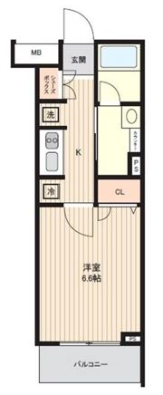 シティインデックス大井町の間取り画像
