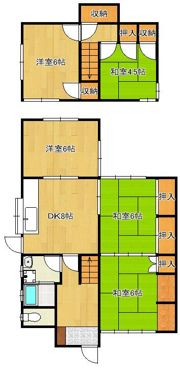 今町戸建の間取り画像