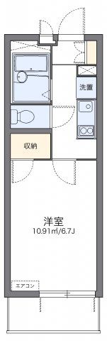 レオパレスグランドコートの間取り画像