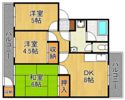 エメラルドタウン枝光A棟 306号の間取り画像