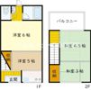 福島6丁目貸家の間取り画像