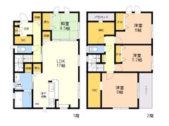 大津町八窪4号貸家の間取り画像