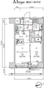 MAXIV八広SCの間取り画像
