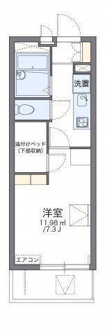 レオパレスめぐみの間取り画像