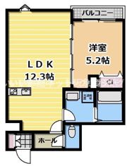 グロワールひまりⅡの間取り画像
