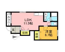 サンクスシャインの間取り画像