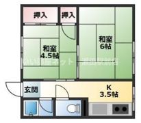 万葉荘の間取り画像