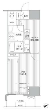 アクシス池袋の間取り画像