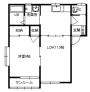 代栄パレスNo.8の間取り画像