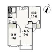 グリーンパーク西辛川Cの間取り画像