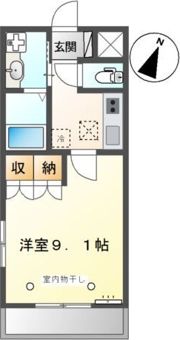カリーノ桜井Ⅱの間取り画像