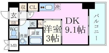 小西マンションの間取り画像