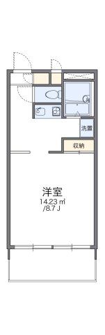 レオパレスカサグランデの間取り画像