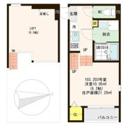 ハーモニーテラス岩切Vの間取り画像