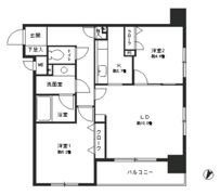 コンフィール日本橋アクアシティの間取り画像