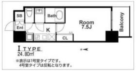 ウォークフォレスト御幸町の間取り画像