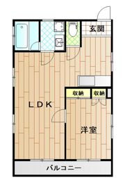 上原アパートの間取り画像