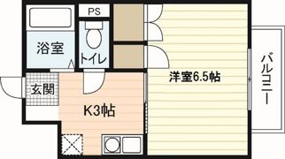 チェリス伴の間取り画像