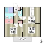 ヴィラ・オトンヌAの間取り画像