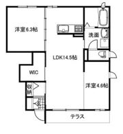 べルソーⅡ A棟の間取り画像