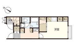 レオパレスレーブシャトーⅡの間取り画像