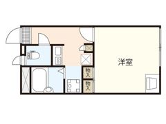 レオパレススマイル RKの間取り画像