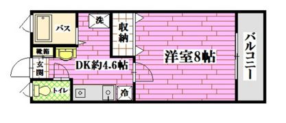 イーストビレッジモリツウの間取り画像
