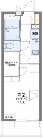 レオパレスハレ マレコの間取り画像