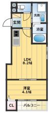 仮）和白東1丁目新築アパートA棟の間取り画像