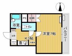 エレガンスマンションの間取り画像