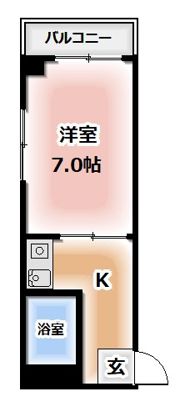 コーポみなみのの間取り画像