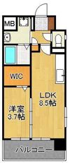 グランドハイツ黒崎の間取り画像