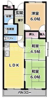 メゾンジョイの間取り画像