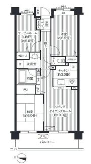 KS桜川の間取り画像