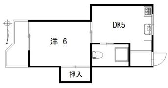 コーポ吉田の間取り画像
