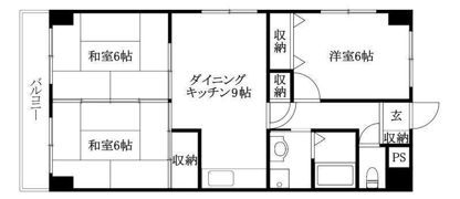 ファミール空港通の間取り画像