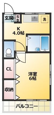 セジュール和泉の間取り画像