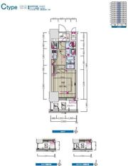 プレサンス大阪ゲートシティの間取り画像