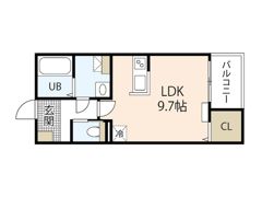 Lien広中新開の間取り画像