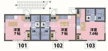 アリスガーデン N棟の間取り画像