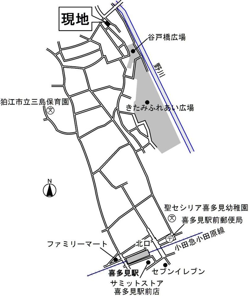 近くに施設あり