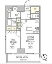 リーフシティ市川 ザ・レジデンスの間取り画像