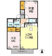 アムール A棟の間取り画像