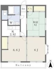今井マンションの間取り画像