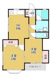 コーポラスタカハシの間取り画像